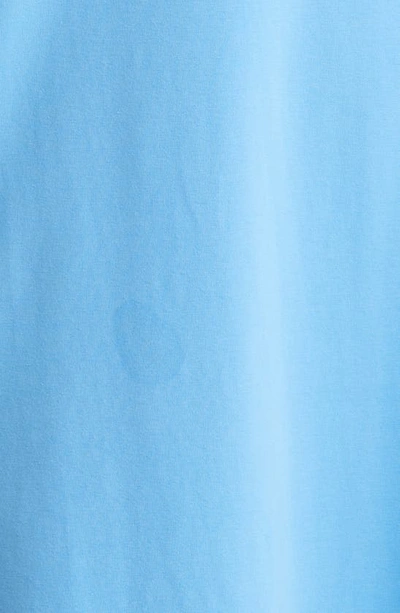 Shop Nordstrom Stretch Cotton Midi T-shirt Dress In Blue Maya
