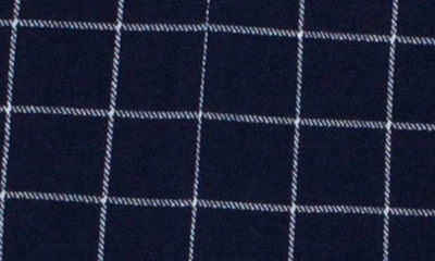 Liverpool Los Angeles Windowpane Boyfriend Blazer In Federal Navy
