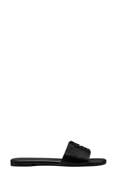 Tory Burch Woman Sandals Black Size 7 Leather In Black