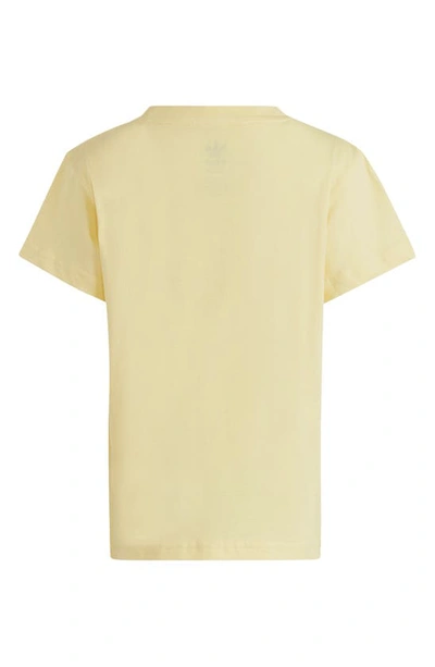 Adidas Originals Kids' Essentials Cotton T-shirt In Almost Yellow | ModeSens