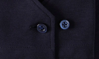 Shop Emanuel Berg 4flex Modern Fit Navy Knit Button-up Shirt
