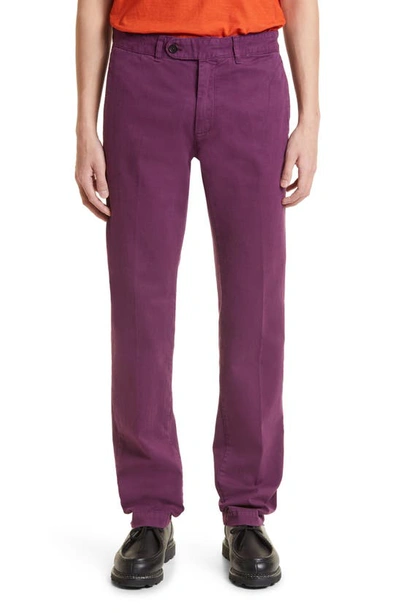 Shop Massimo Alba Winch2 Baby Corduroy Trousers In Plum