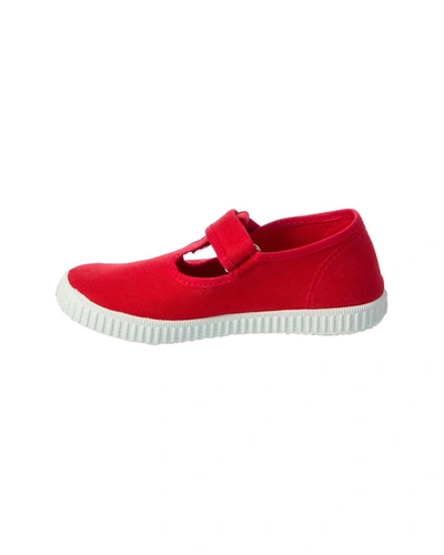 Cienta Canvas Mary Jane In Red