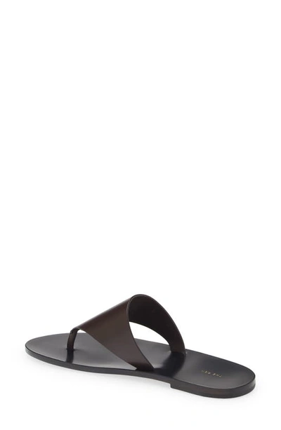 Shop The Row Avery Thong Sandal In Espresso