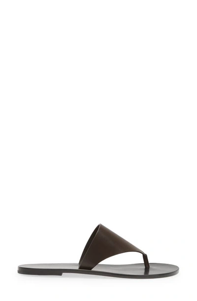 Shop The Row Avery Thong Sandal In Espresso