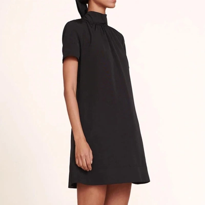 Shop Staud Mini Ilana Dress In Black
