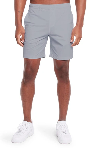 Shop Redvanly Byron Water Resistant Drawstring Shorts In Shadow