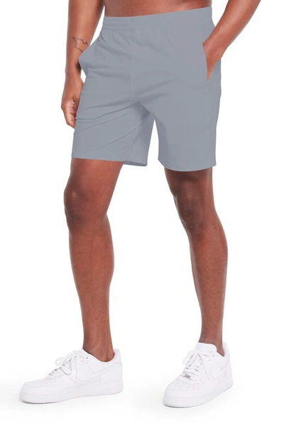 Shop Redvanly Byron Water Resistant Drawstring Shorts In Shadow