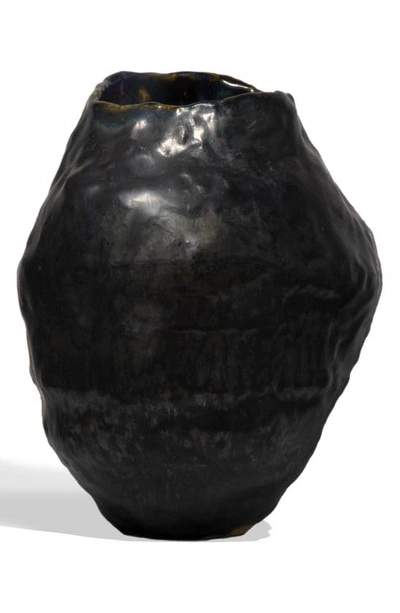 Shop Completedworks Ceramic Vessel In Gloss Black