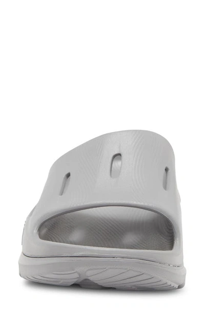 Hoka Ora Recovery Slide 3 In Grey/ Grey