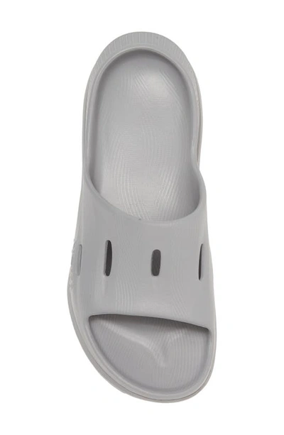 Hoka Ora Recovery Slide 3 In Grey/ Grey