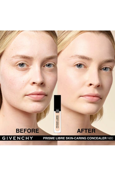 Shop Givenchy Prisme Libre Skin-caring Concealer In N80