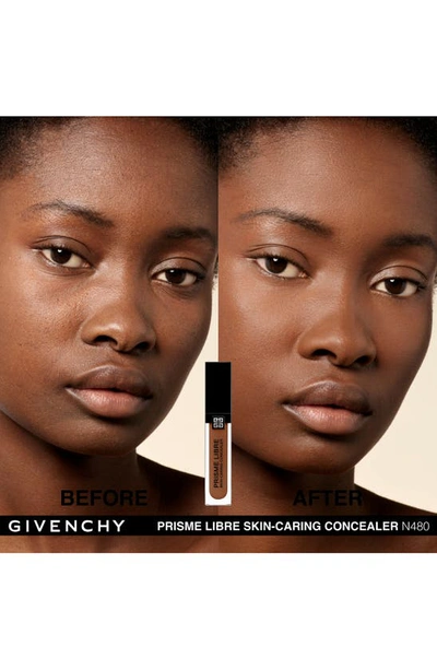 Shop Givenchy Prisme Libre Skin-caring Concealer In N480