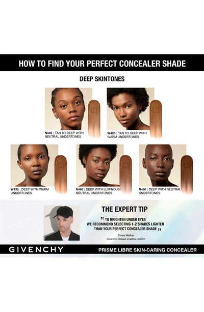 Shop Givenchy Prisme Libre Skin-caring Concealer In N405
