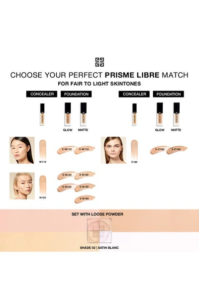 Shop Givenchy Prisme Libre Skin-caring Concealer In W110