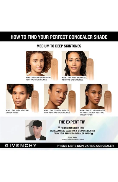 Shop Givenchy Prisme Libre Skin-caring Concealer In N390