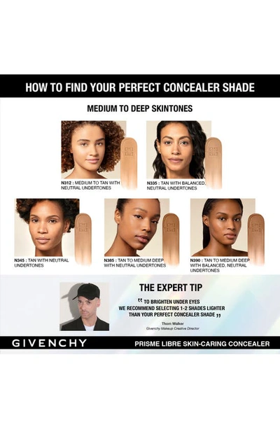 Shop Givenchy Prisme Libre Skin-caring Concealer In N345