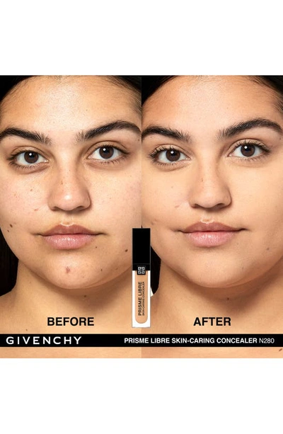 Shop Givenchy Prisme Libre Skin-caring Concealer In N280