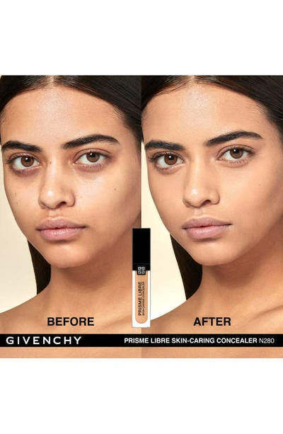 Shop Givenchy Prisme Libre Skin-caring Concealer In N280