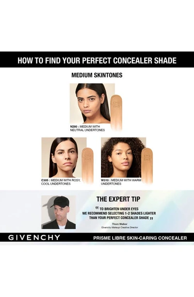 Shop Givenchy Prisme Libre Skin-caring Concealer In N280