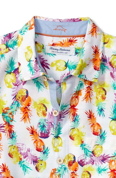 Tommy Bahama Veracruz Cay Piña Party Short Sleeve Button-up Shirt In Continental