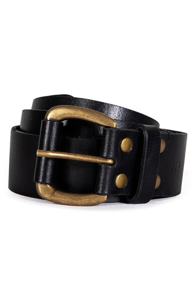 Frye Leather Belt In Black