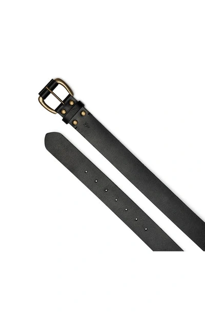 Frye Leather Belt In Black