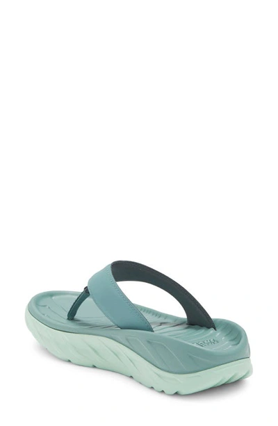 Hoka Ora Recovery Flip Flop In Trellis/ Mist Green