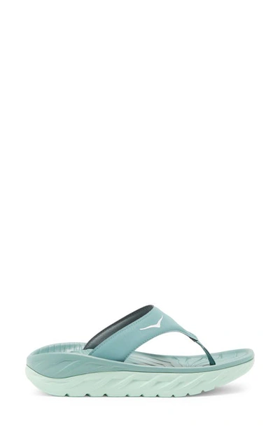 Hoka Ora Recovery Flip Flop In Trellis/ Mist Green