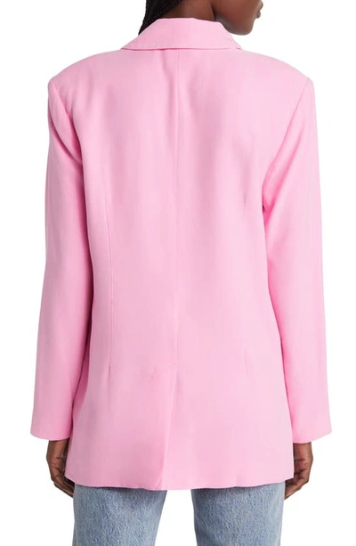 Open Edit Oversize Blazer In Pink Begonia