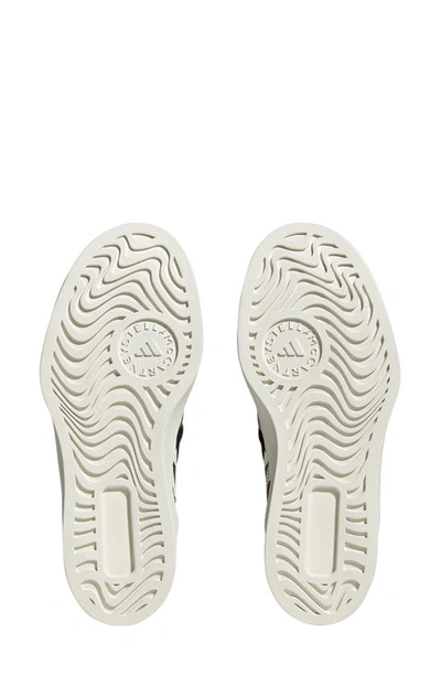 Shop Adidas By Stella Mccartney Platform Slip-on Shoe In Off White/ Black/ Cayenne