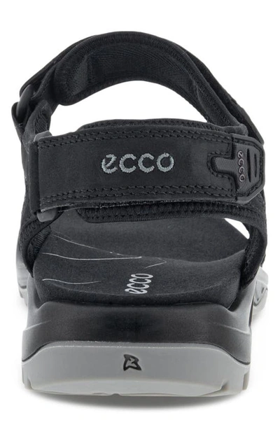 Shop Ecco Yucatan Coast Sandal In Black/ Black