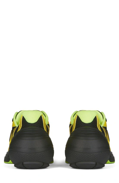 Shop Givenchy Tk-mx Mesh Running Shoe In Yellow/ Black