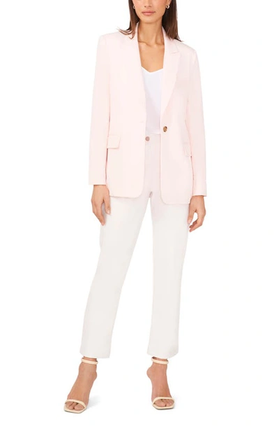 Halogen Single Button Relaxed Blazer In Pink Dogwood