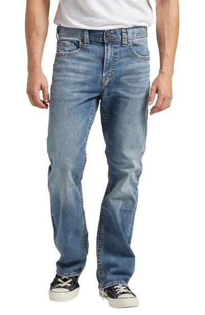 Shop Silver Jeans Co. Craig Relaxed Fit Bootcut Jeans In Indigo