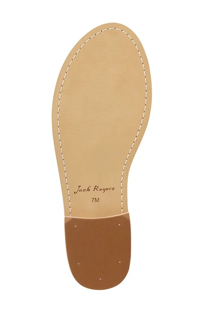 Shop Jack Rogers Jacks Flip Flop In Gold/ Gold