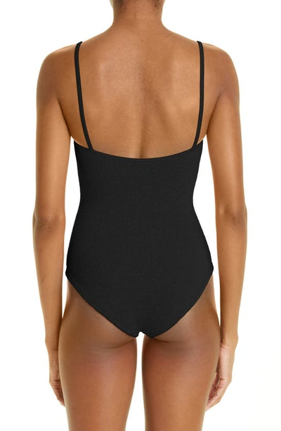 Hunza G Maria One-piece Swimsuit In Black