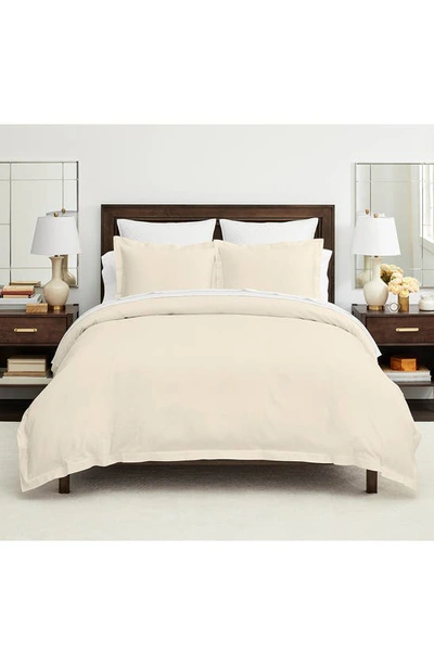 Boll & Branch Signature Hemmed Duvet Set In Natural