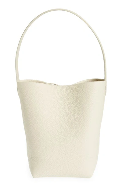 Shop The Row Small Park North/south Leather Tote In Ivory