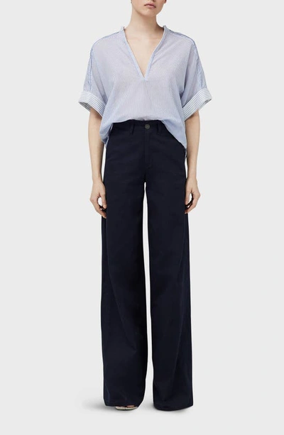 Shop Rag & Bone Sofie High Waist Wide Leg Chino Pants In Sal