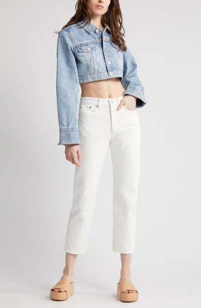 Shop Levi's Wedgie High Waist Straight Jeans In In The Clouds