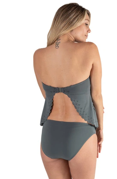 Cache Coeur Bloom Two-piece Maternity Swimsuit In Kaki