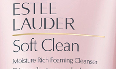 Shop Estée Lauder Soft Clean Moisture Rich Foaming Cleanser, 4.2 oz