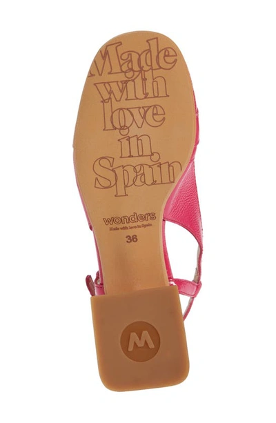 Wonders Chain Detail Slingback Pump In Orchid Patent