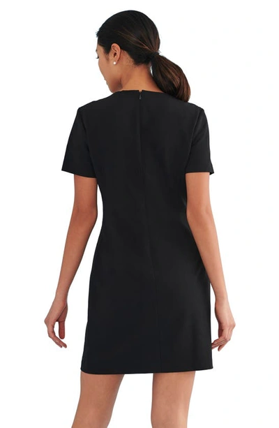 Suitably Keynote Short Sleeve Dress In Black