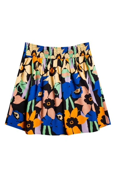 Roxy Juniors' Golden Poppy Floral Pleated Mini Skirt In Anthracite Flower  Jammin | ModeSens