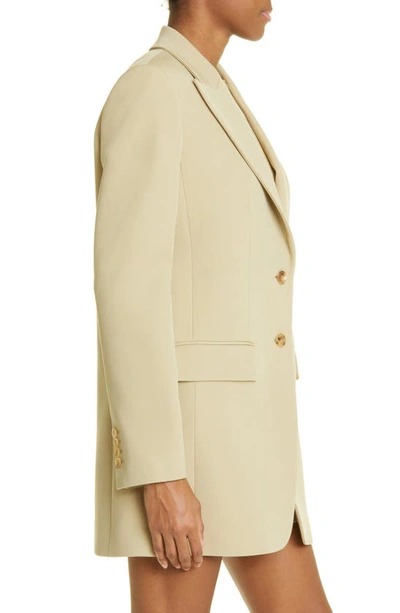 Shop Michael Kors Wool Gabardine Boyfriend Blazer In 266 Dune