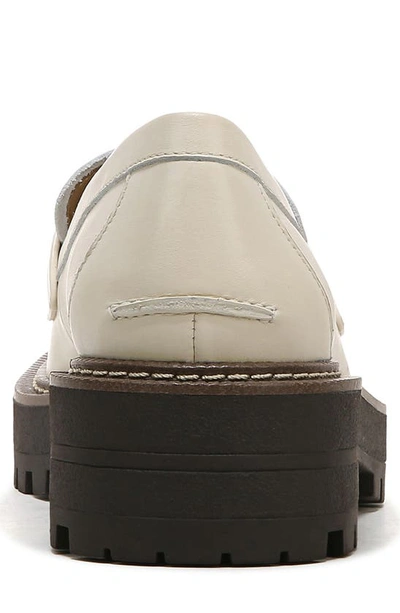 Shop Sam Edelman Laurs Platform Lug Sole Loafer In Modern Ivory