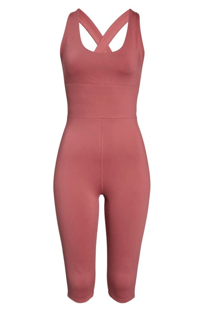 Shop Alo Yoga Alo Airbrush Physique Bodysuit In Mars Clay