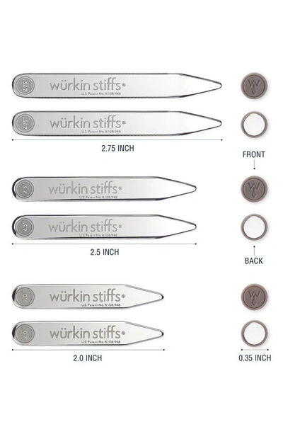 Shop Würkin Stiffs Set Of 3 Magnetic Power Stays In Silver
